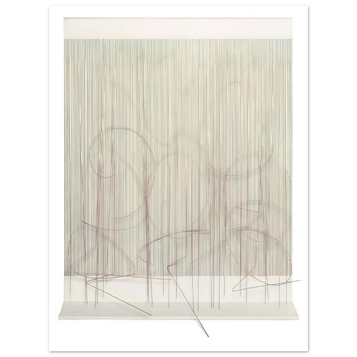 Jesus Rafael Soto - ESCRITURA ROSA PANTA Fine Art Poster - Default Title