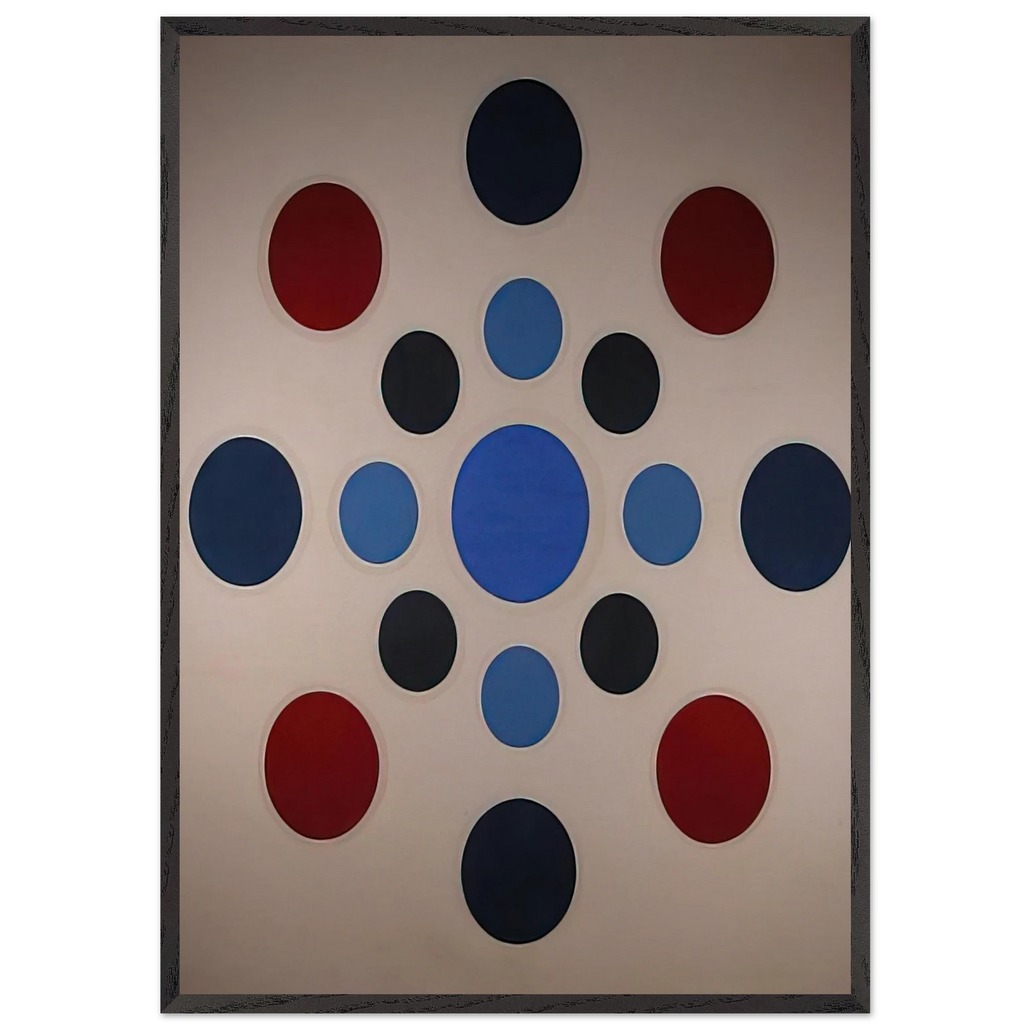 Red Plum - 1961 - Thomas Downing Framed Art Print – Black Wooden Frame - Default Title - -Framed Art Print