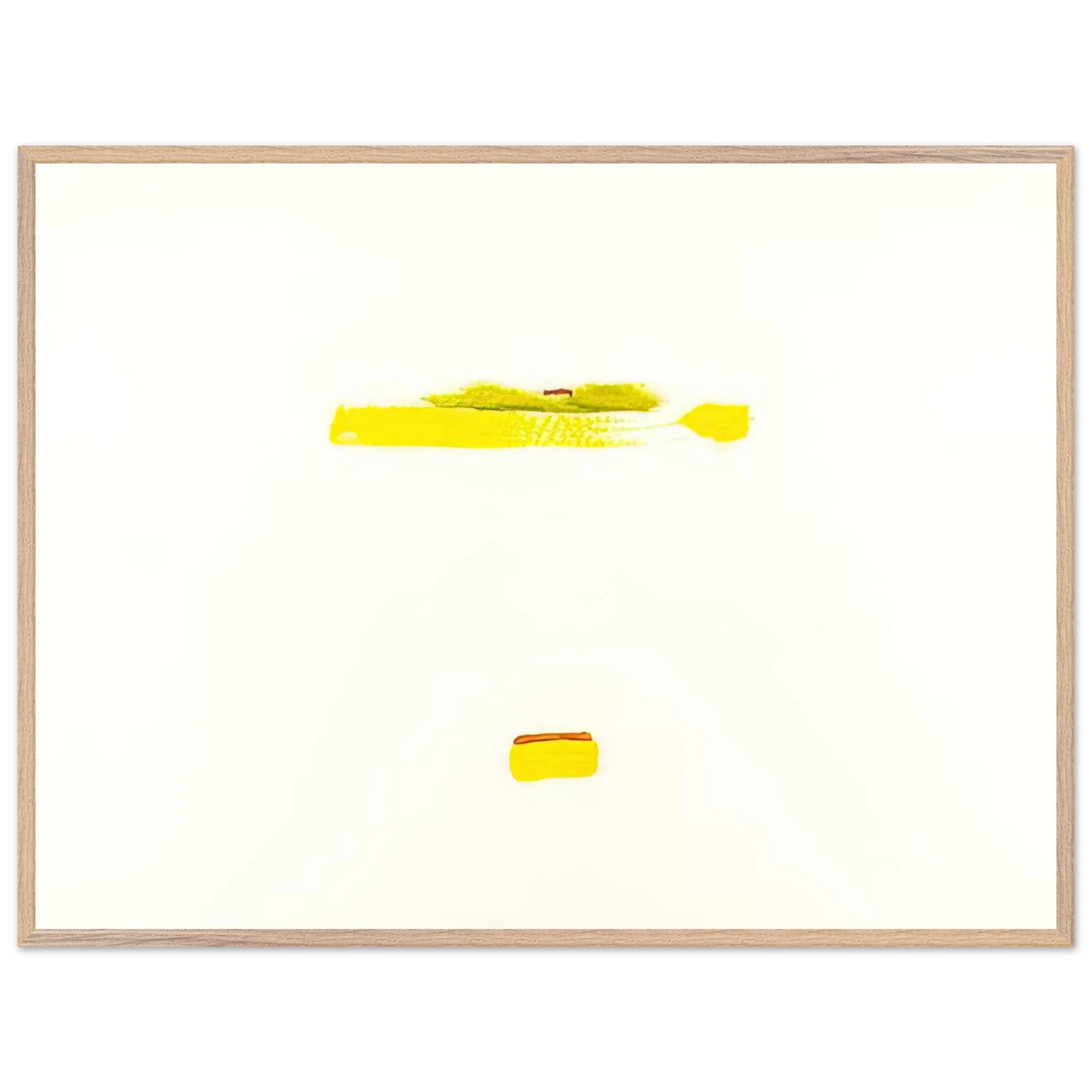 Helen Frankenthaler - New York III - 1972 Wall art - 40x50 cm / 16x20 inches - Premium Wooden Framed Poster With Fine Art Paper - Wood frame