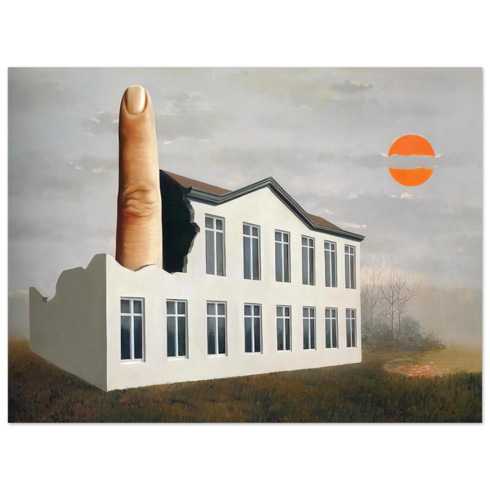 Rene Magritte - THE REVEALING OF THE PRESENT 1936 75x100 cm / 30x40inches Fine Art Poster