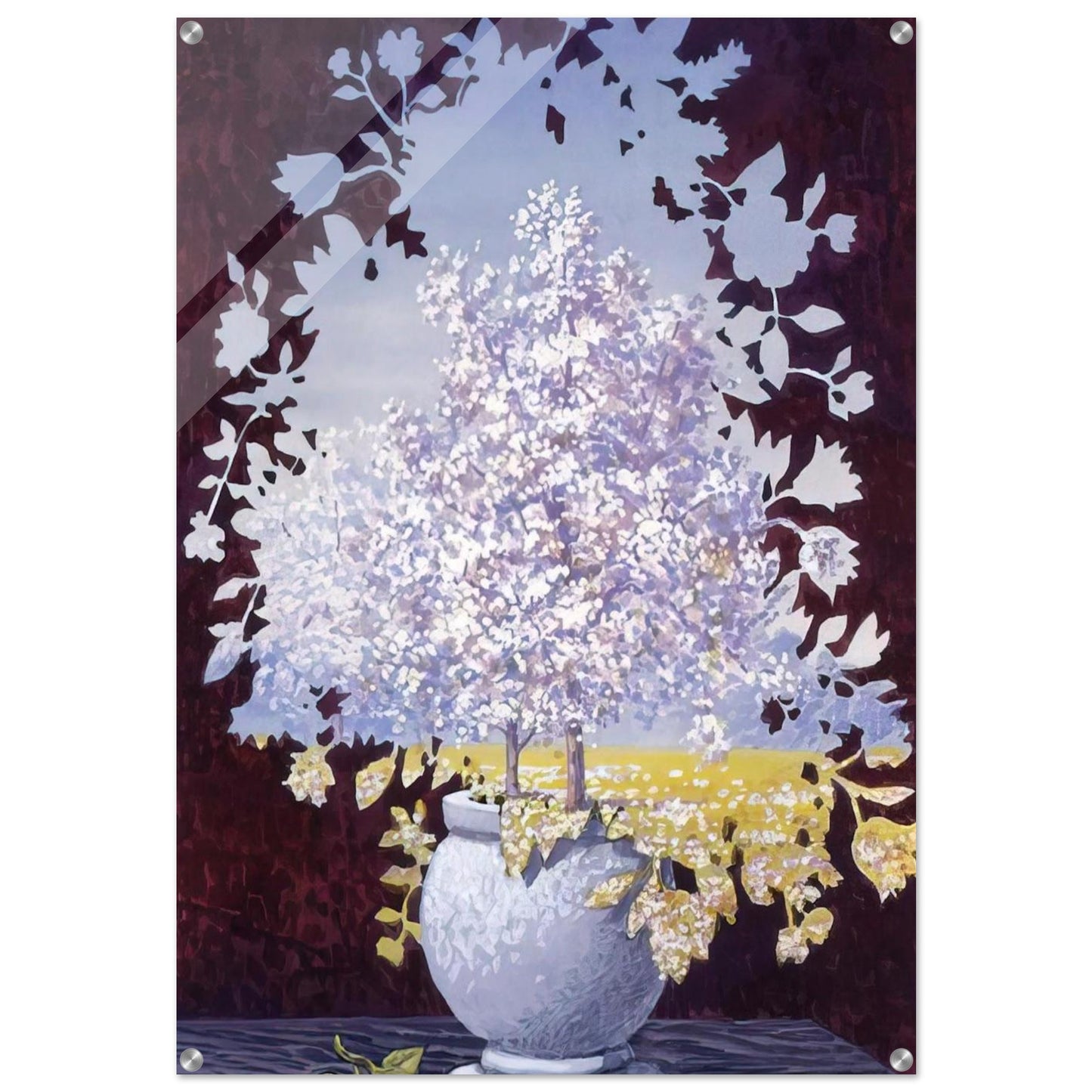 THE FLASH 1959 - Rene Magritte Acrylic Print - 70x100 cm / 28x40″ inches