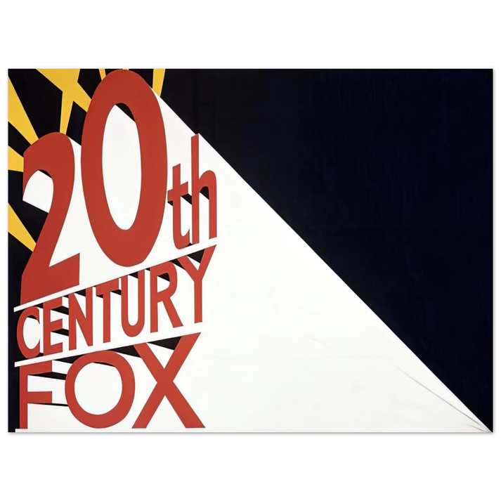 Edward Ruscha - LARGE TRADEMARK WITH EIGHT SPOTLIGHTS 1962 75x100 cm / 30x40inches Fine Art Poster