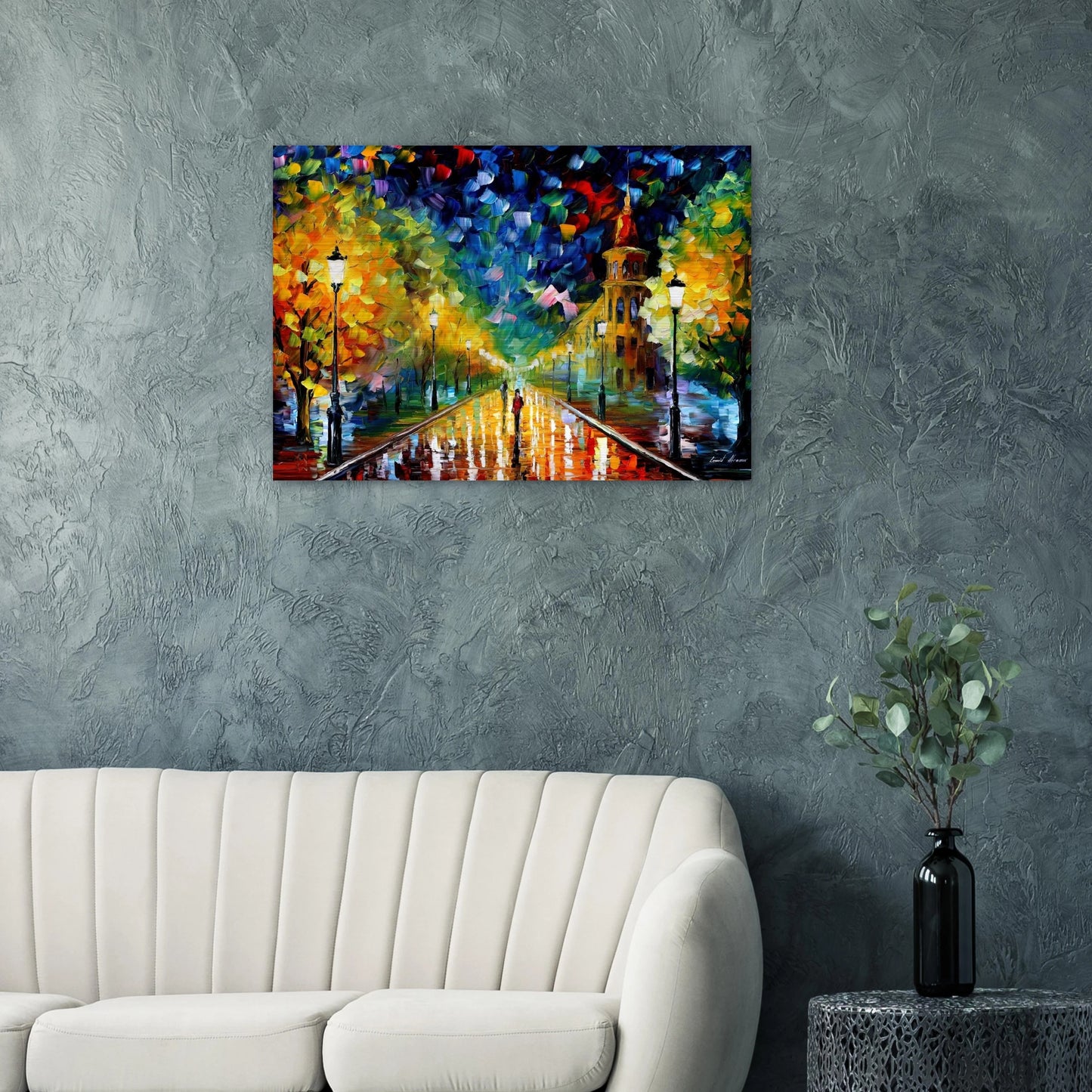 Leonid Afremov - Leonid Afremov Brushed Aluminum Print - 70x100 cm / 28x40 inches | Leonid Afremov Aluminum Print | Leonid Afremov Prints