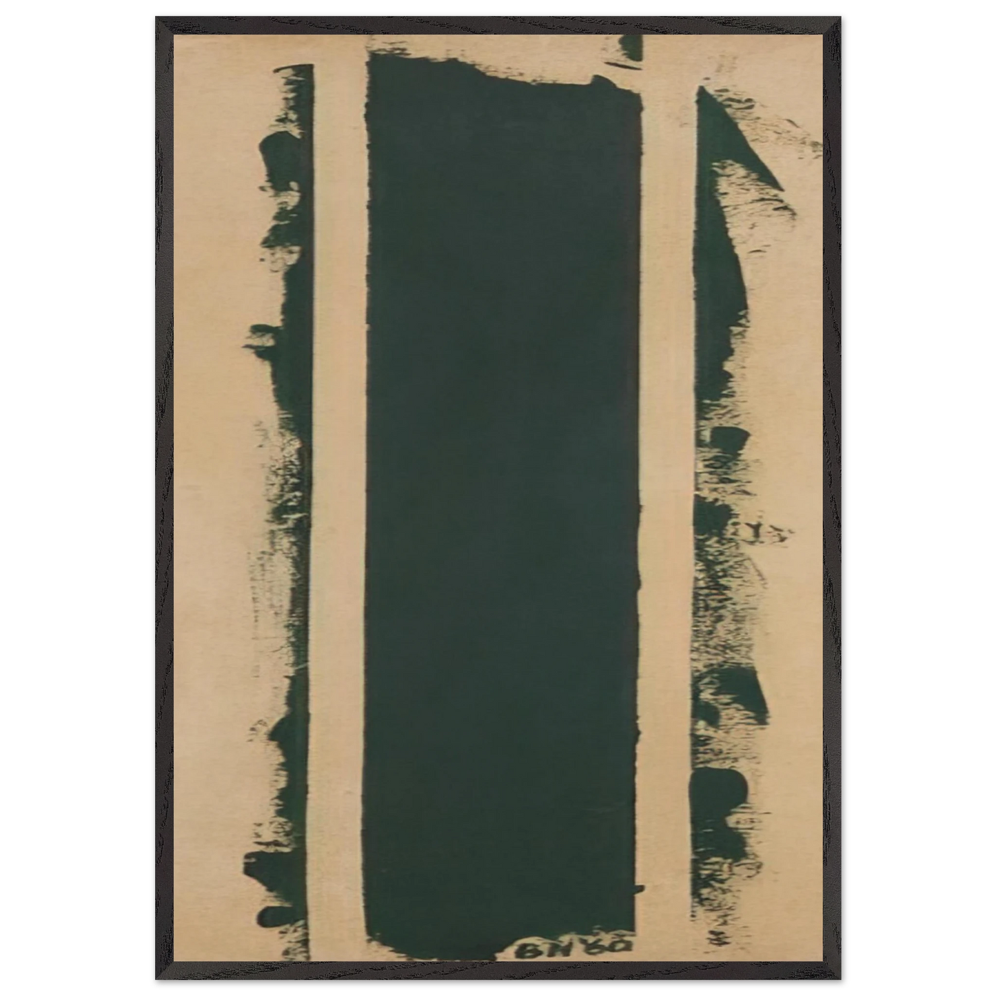 Treble - Barnett Newman Framed Art Print – Black Wooden Frame - Default Title - -Framed Art Print