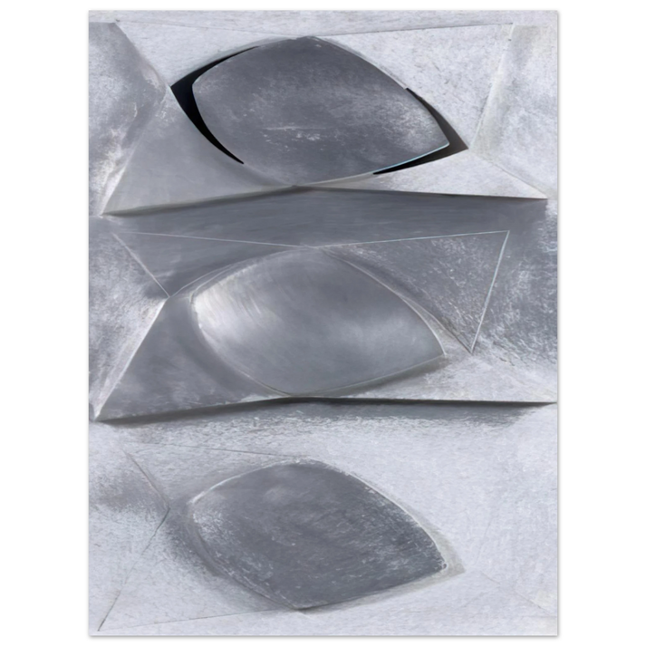 Gyula Kosice - Composition-Relief - Concretism 75x100 cm / 30x40inches Fine Art Poster