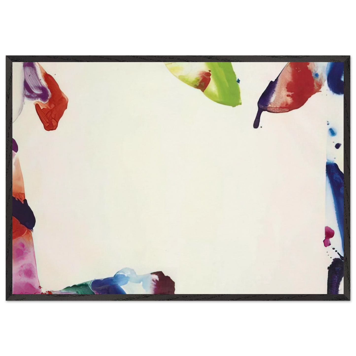 ST-G70-033 - Sam Francis Framed Art Print – Black Wooden Frame - Default Title - -Framed Art Print