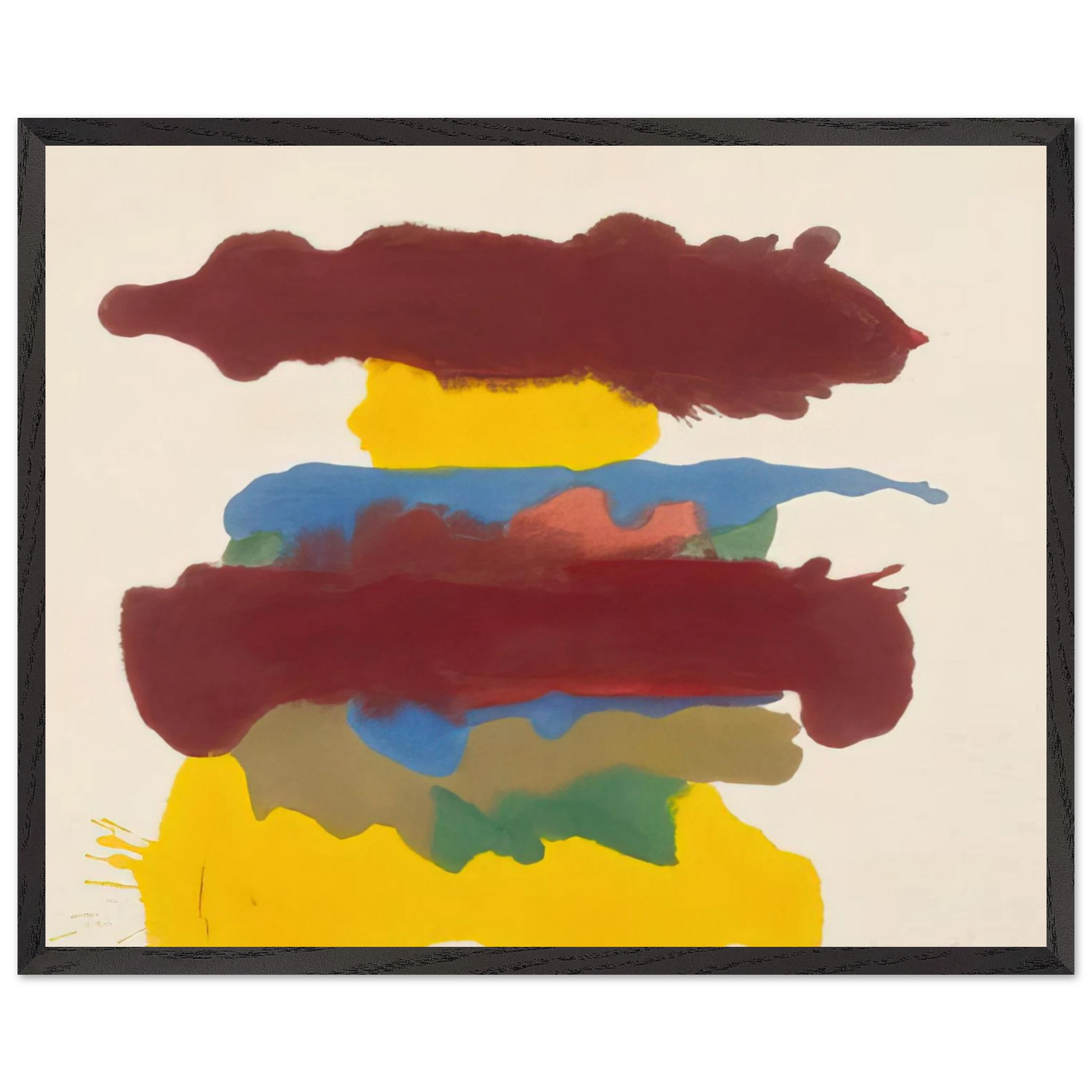 Helen Frankenthaler - Weather Change - 1963 Wall art - 20x25 cm / 8x10 inches - Fine Art Poster - -