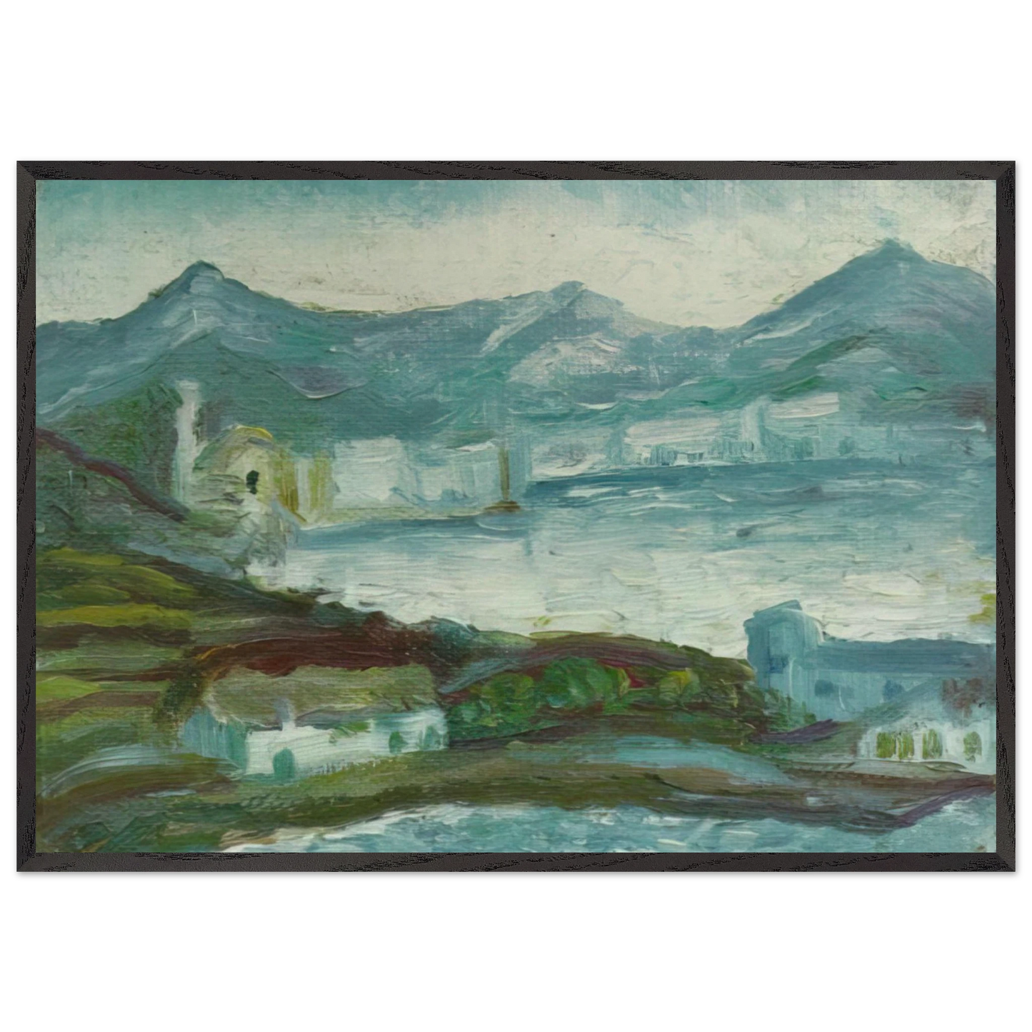 CADAQUES 2 - Salvador Dali Framed Art Print – Black Wooden Frame - Default Title - -Framed Art Print