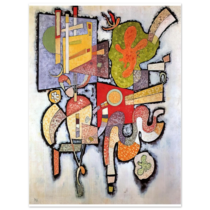 Wassily Kandinsky - COMPLEX SIMPLE 1939 75x100 cm / 30x40inches Fine Art Poster