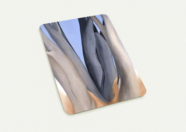 Dark Tree Trunks By Georgia O'Keeffe Pack of 10 Post Cards | Georgia O'Keeffe Post Cards | A6 (10.5 x 14.8 cm) - 4.1 x 5.8 inches