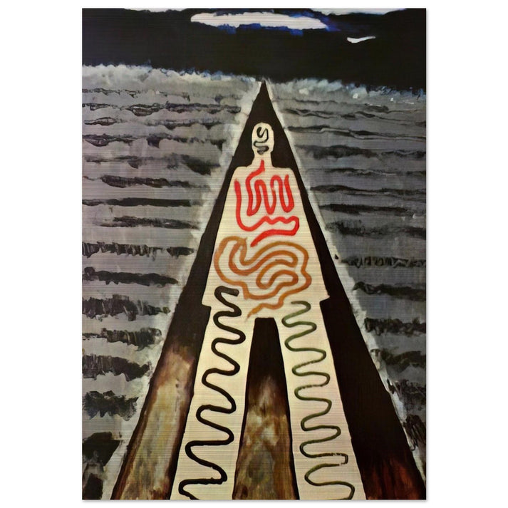 A NIGHT AT SAINT JEAN - Man Ray Brushed Aluminum Print - 70x100 cm / 28x40 inches | Man Ray Aluminum Print | Man Ray Prints