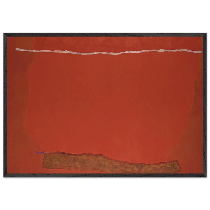 Infinity Field Lefkada Series - Color Field Painting - Theodoros Stamos 70x100 cm / 28x40 inches Framed Art Print – Black Wooden Frame