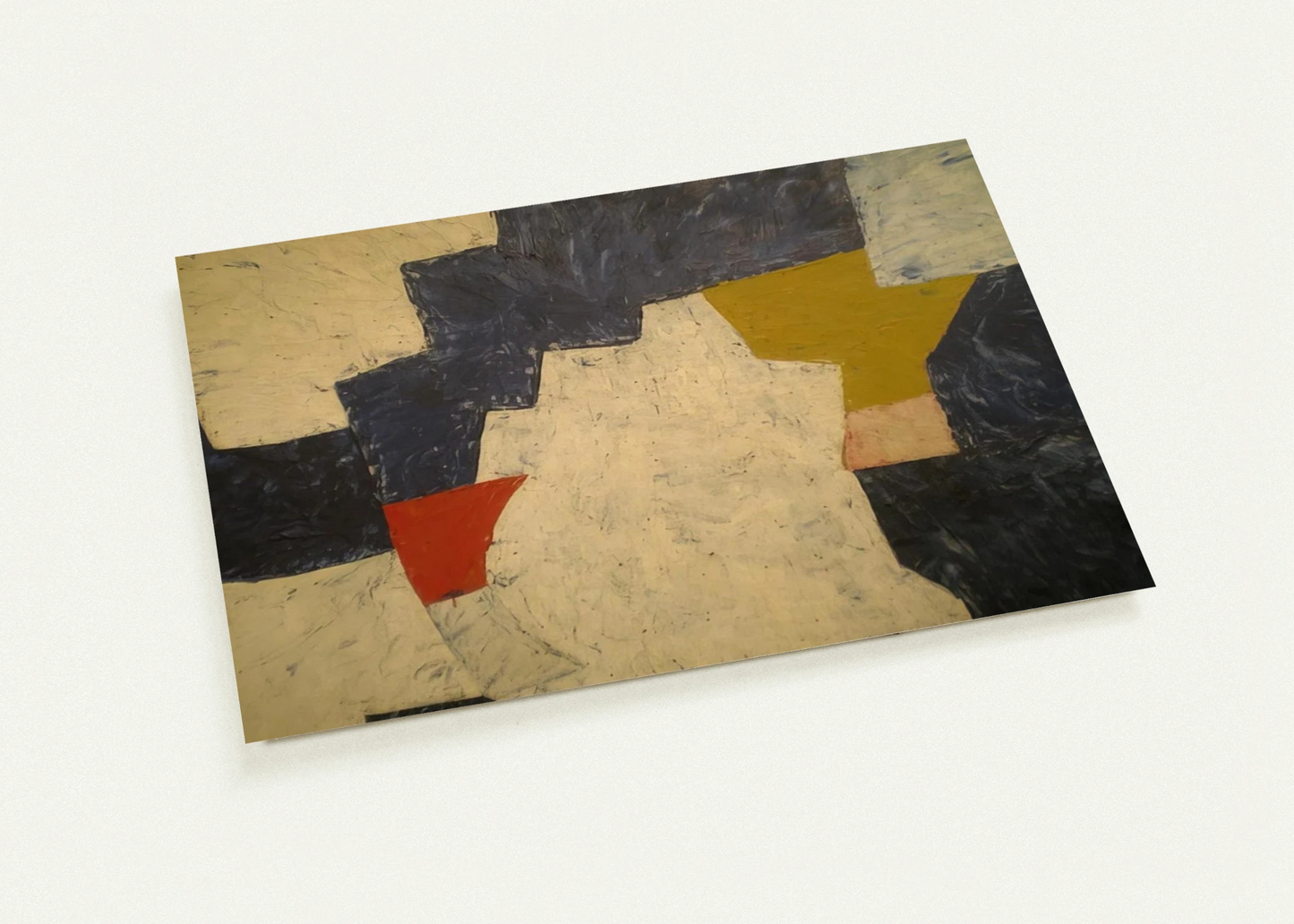 Composition - 1952 By Serge Poliakoff Pack of 10 Post Cards | Serge Poliakoff Post Cards | A6 (10.5 x 14.8 cm) - 4.1 x 5.8 inches