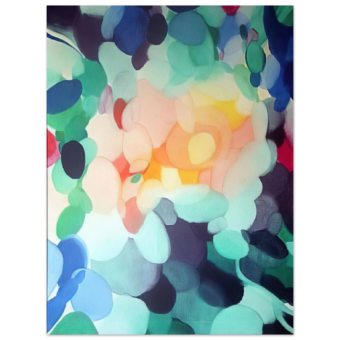 Alice Baber - Golden Center in the Ladder Fine Art Poster - Default Title