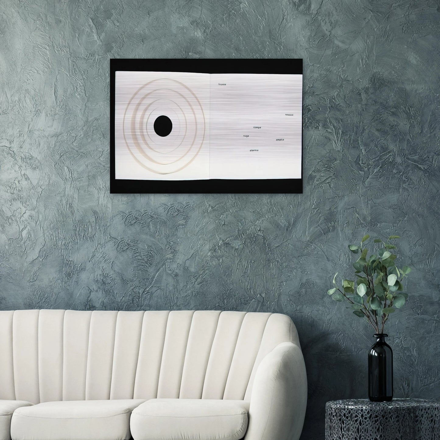 Books-Poem - 1959 - Lygia Pape Brushed Aluminum Print - 70x100 cm / 28x40 inches | Lygia Pape Aluminum Print | Lygia Pape Prints