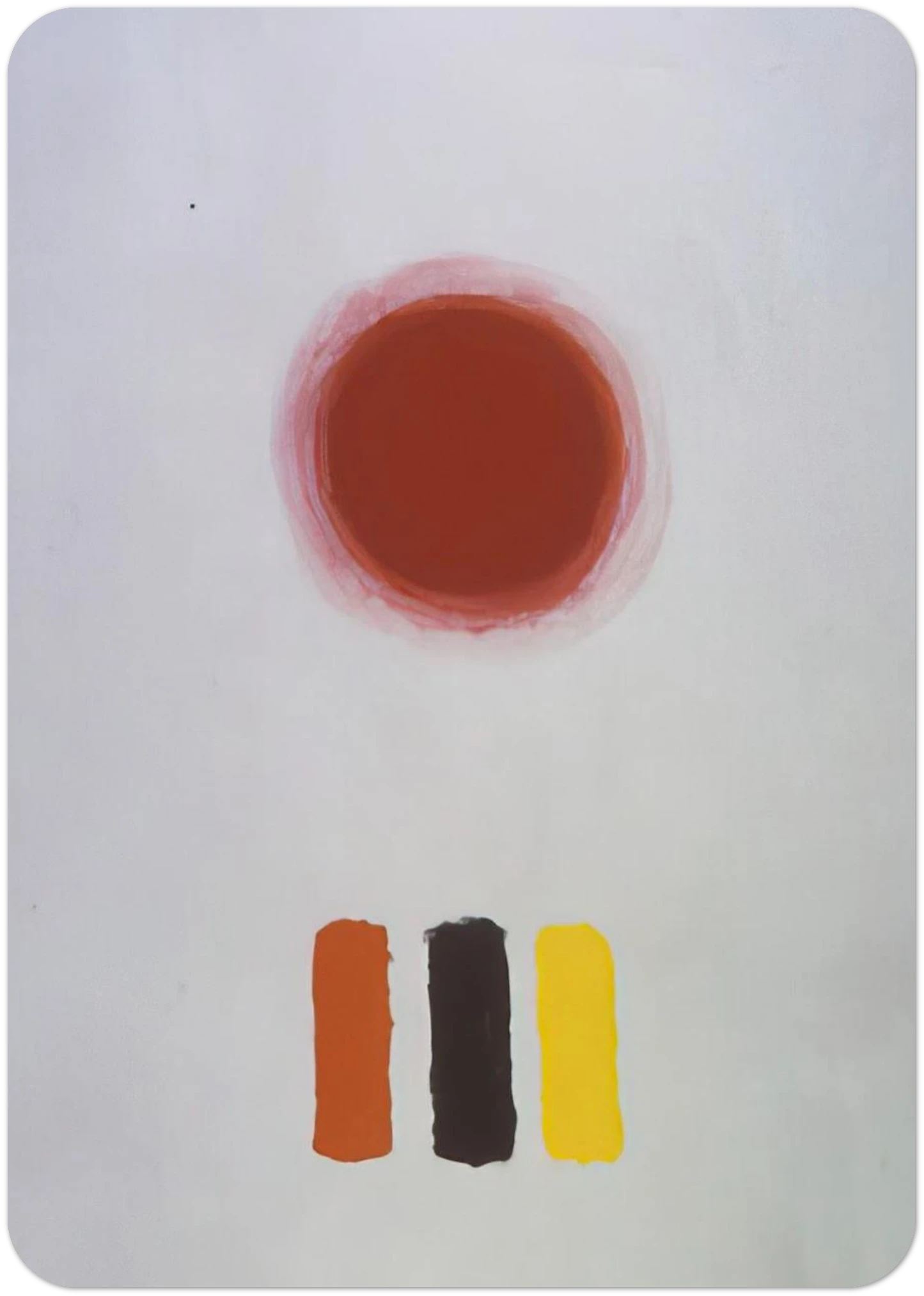 Icon - 1964 By Adolph Gottlieb Pack of 10 Post Cards | Adolph Gottlieb Post Cards | A6 (10.5 x 14.8 cm) - 4.1 x 5.8 inches