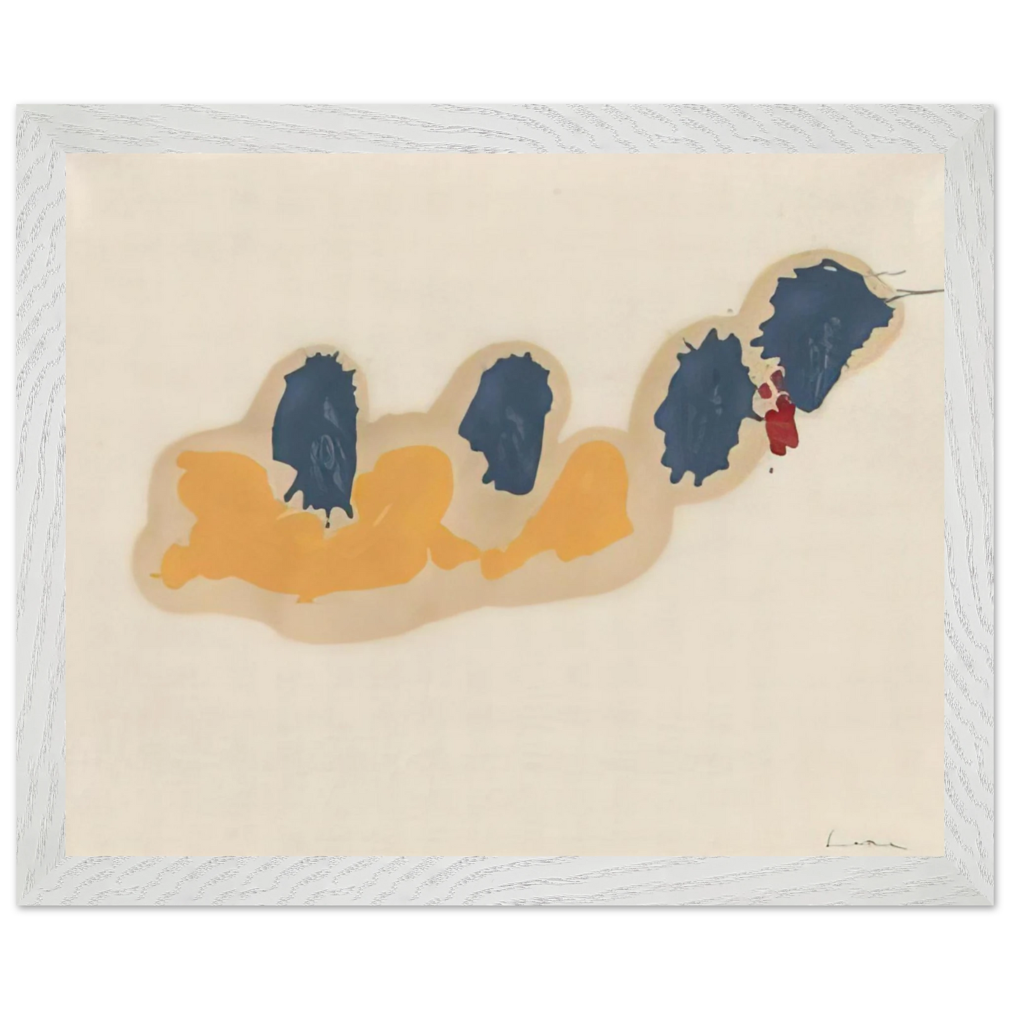 Helen Frankenthaler - April IV - 1960 Wall art - 40x50 cm / 16x20 inches - Fine Art Poster - -