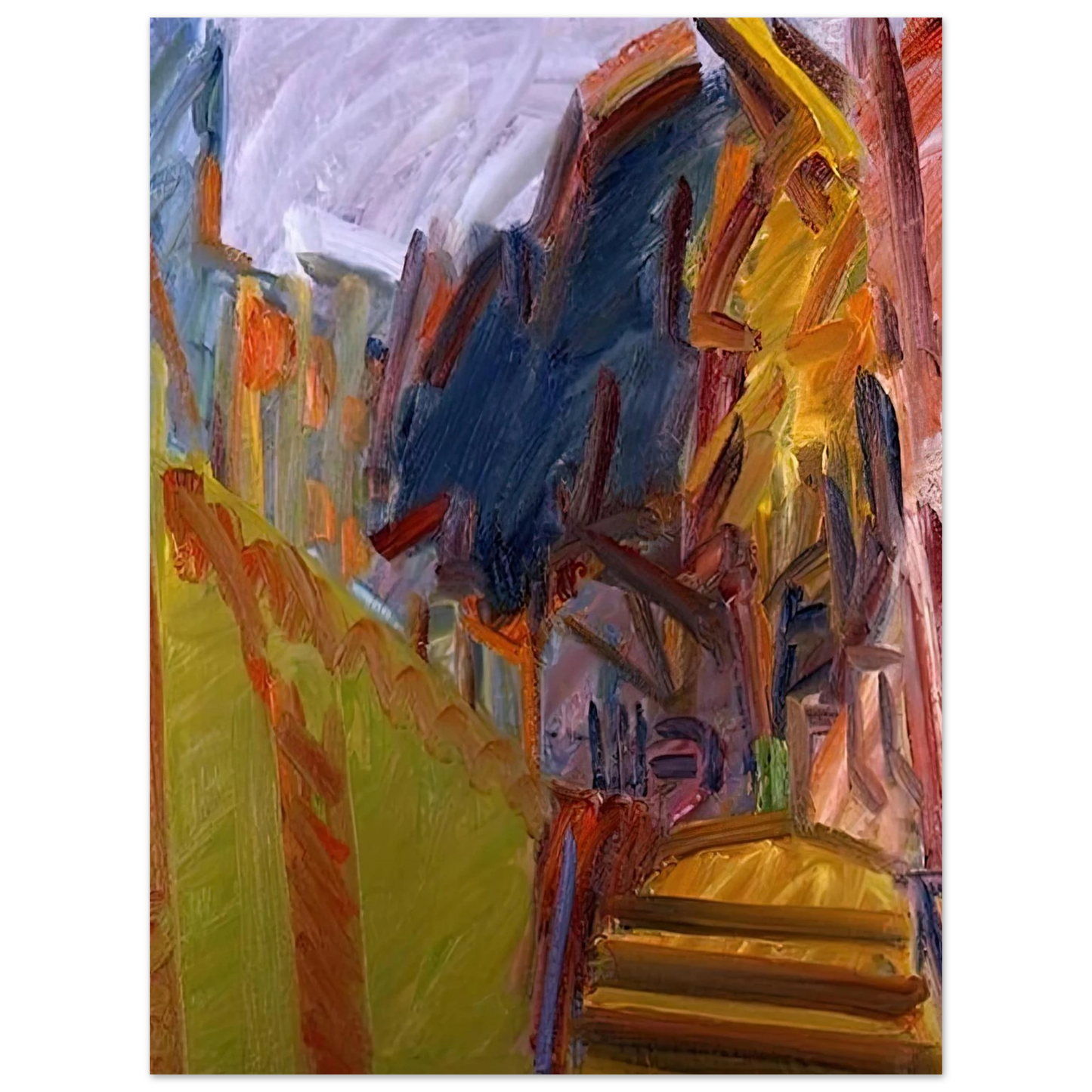 Frank Auerbach - ALBERO DI FRONTE Fine Art Poster - Default Title