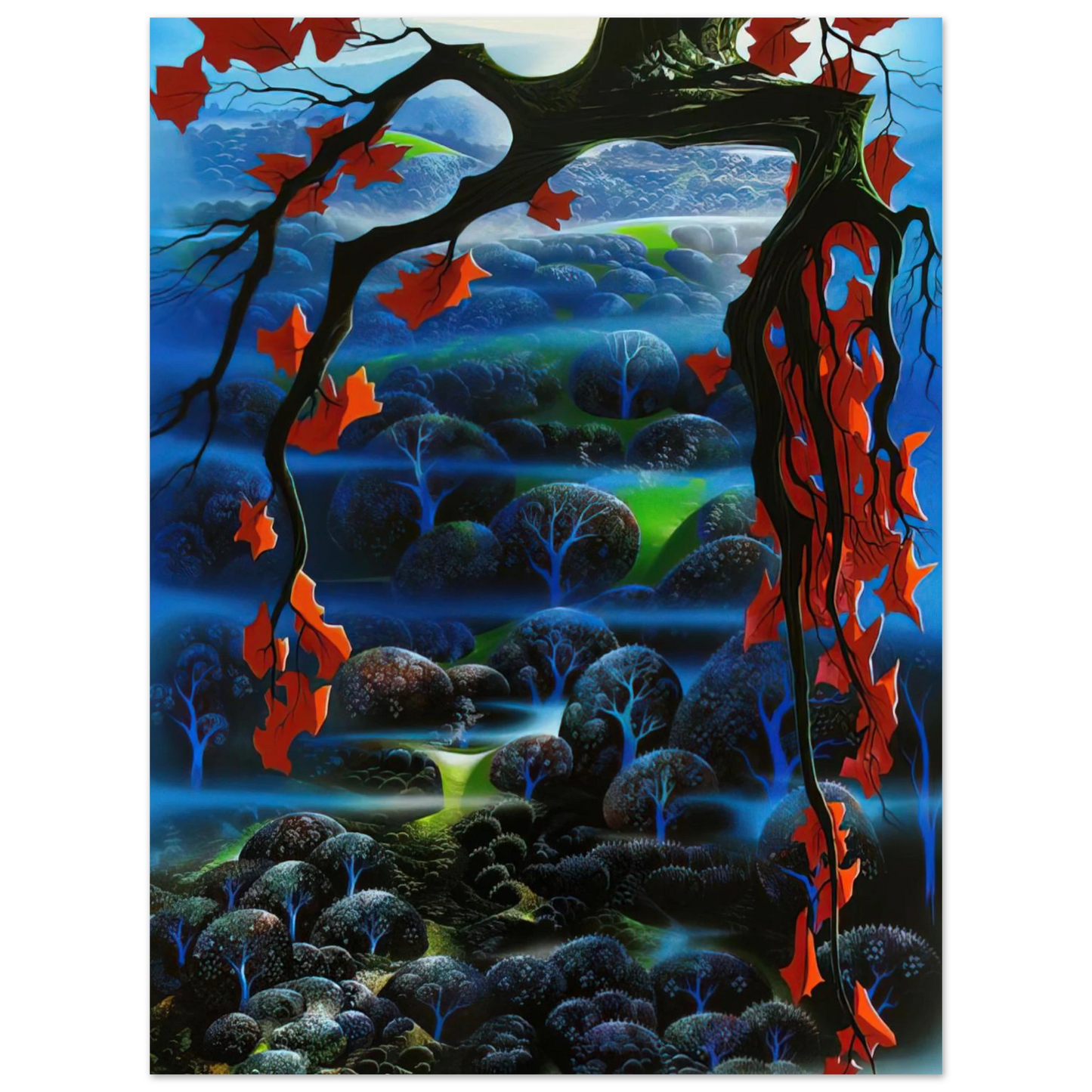 Eyvind Earle - Valley of Dreams Fine Art Poster - Default Title