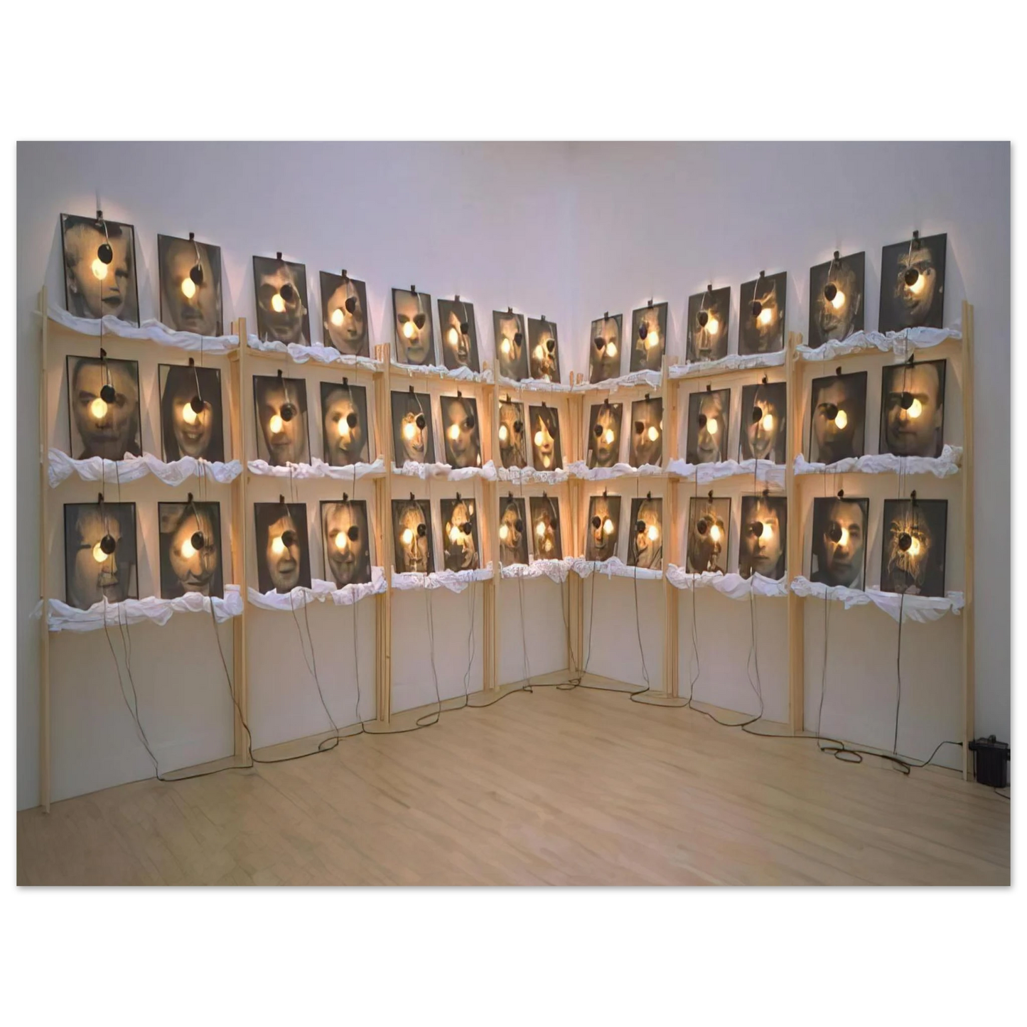 Christian Boltanski - THE RESERVE OF DEAD SWISS 1990 Fine Art Poster - Default Title