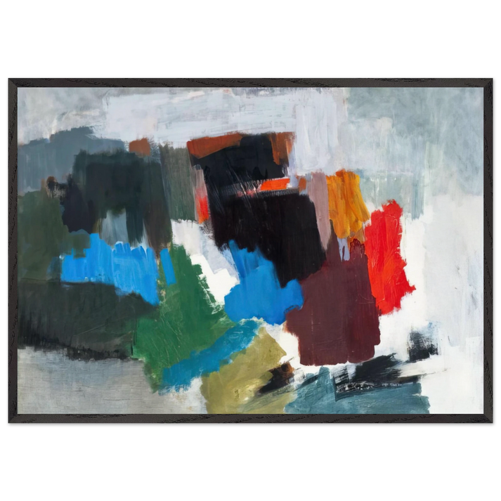 Sommitelma - 1967 - Tove Jansson 70x100 cm / 28x40 inches Framed Art Print – Black Wooden Frame