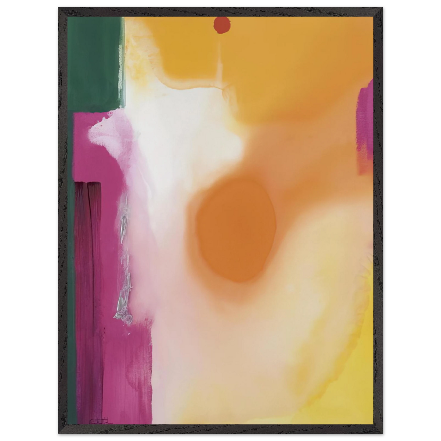 Helen Frankenthaler - Bullseye - 1989 Wall art - 15x20 cm / 6x8 inches - Fine Art Poster - -