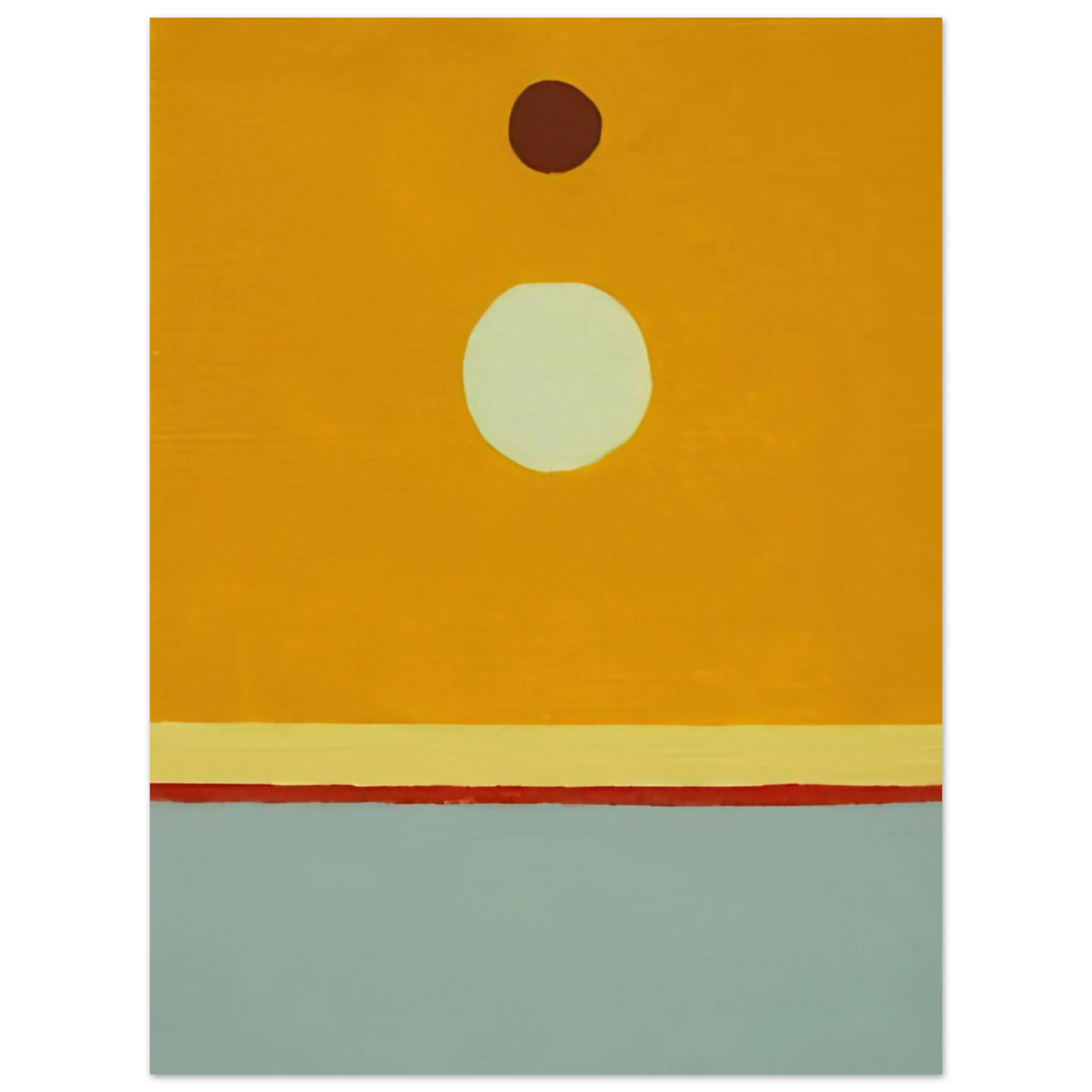 Etel Adnan - Untitled - 2014 Fine Art Poster - Default Title
