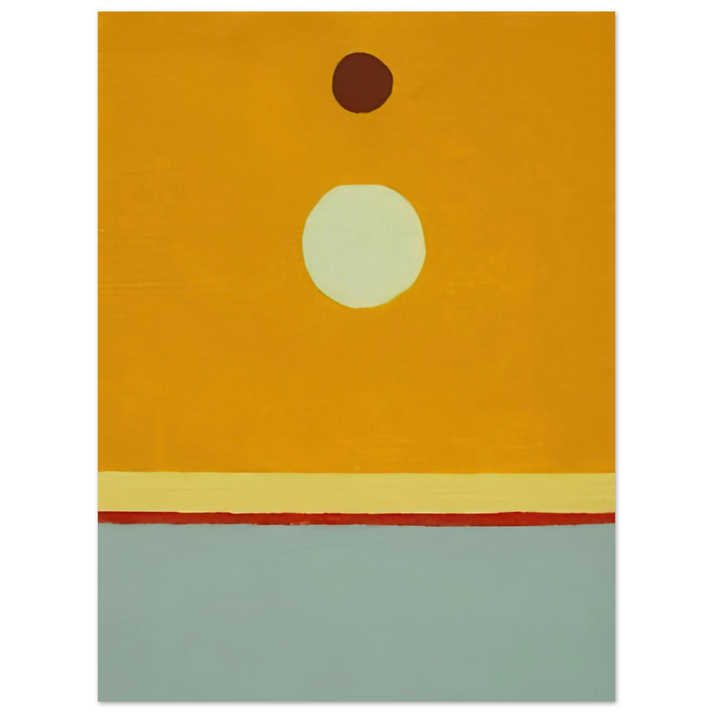 Etel Adnan - Untitled - 2014 75x100 cm / 30x40inches Fine Art Poster