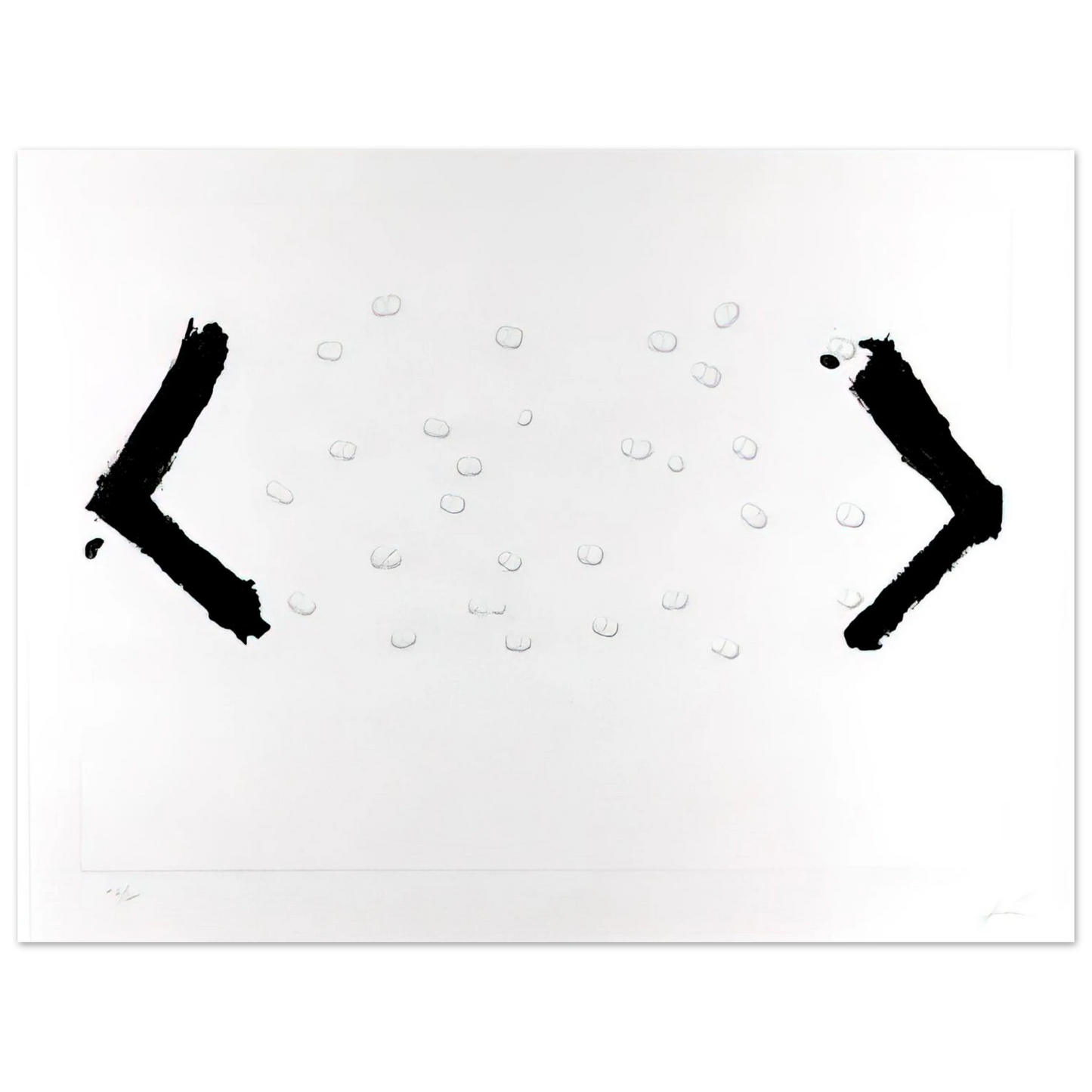 Antoni Tapies - LES HARICOTS 1969 Fine Art Poster - Default Title