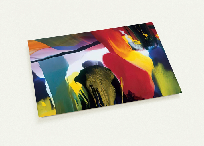 Phenomena Solstice Encounter - 2003 By Paul Jenkins Pack of 10 Post Cards | Paul Jenkins Post Cards | A6 (10.5 x 14.8 cm) - 4.1 x 5.8 inches