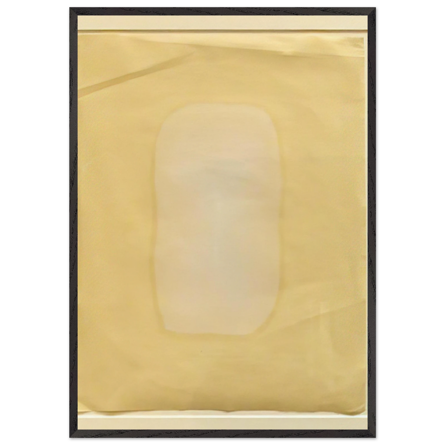 UNTITLED 1965 N2 - Gotthard Graubner Framed Art Print – Black Wooden Frame - Default Title - -Framed Art Print