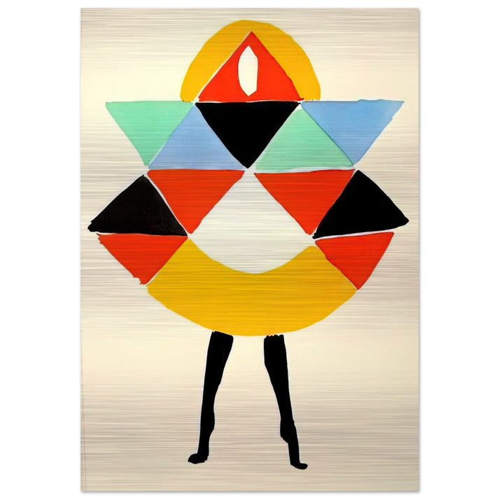 TERK - Sonia Delaunay Brushed Aluminum Print - 70x100 cm / 28x40 inches | Sonia Delaunay Aluminum Print | Sonia Delaunay Prints