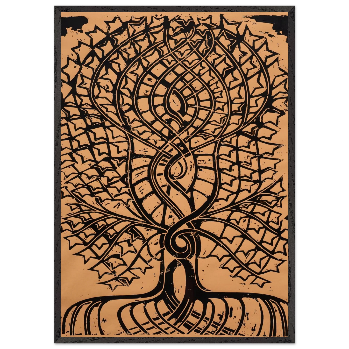 Walter Anderson N24 - Walter Inglis Anderson 70x100 cm / 28x40 inches Framed Art Print – Black Wooden Frame | Walter Anderson Prints