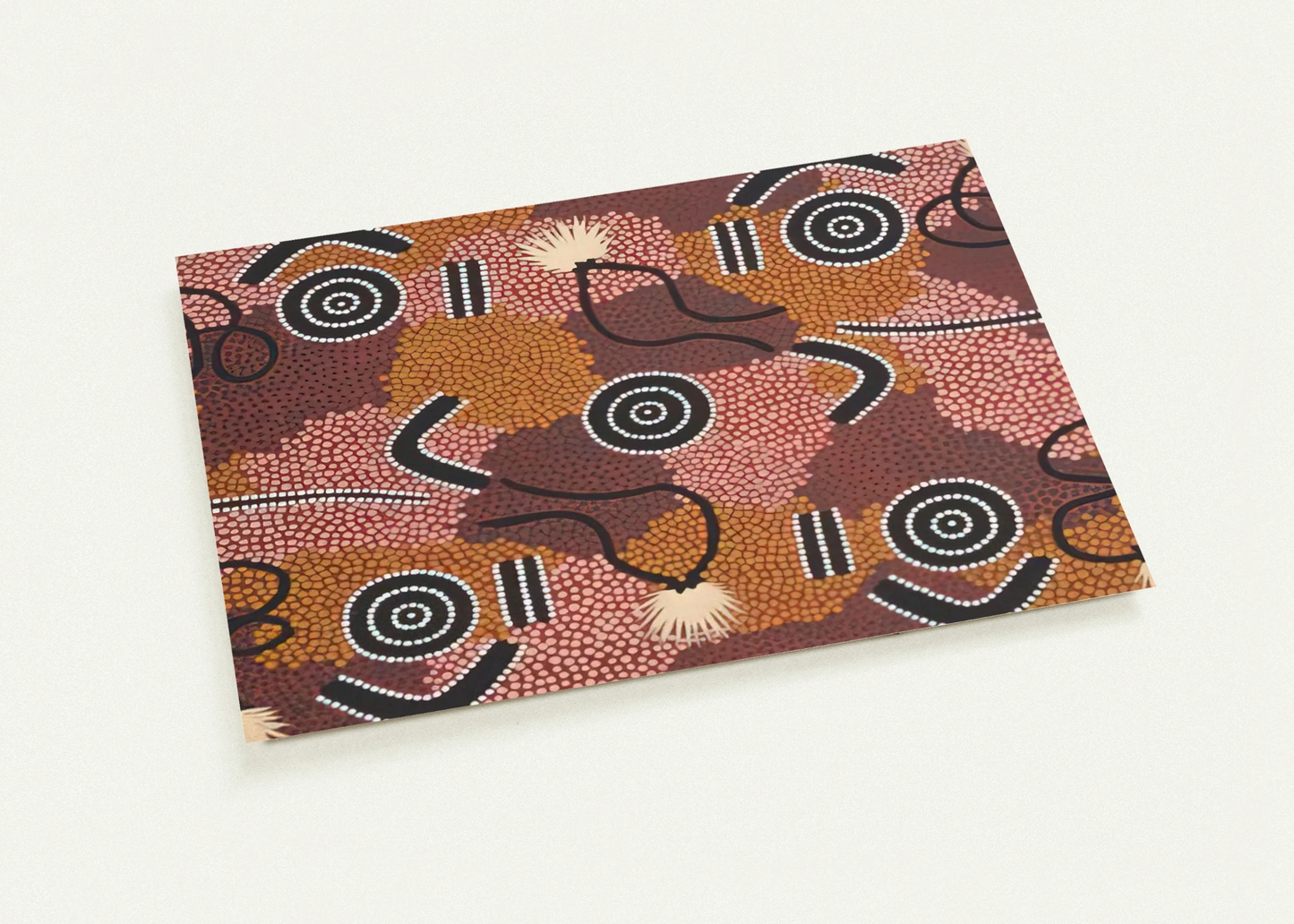 Bodypaint Designs - 1985 By Clifford Possum Tjapaltjarri Pack of 10 Post Cards | Clifford Possum Tjapaltjarri Post Cards | A6 (10.5 x 14.8 cm) - 4.1 x 5.8 inches