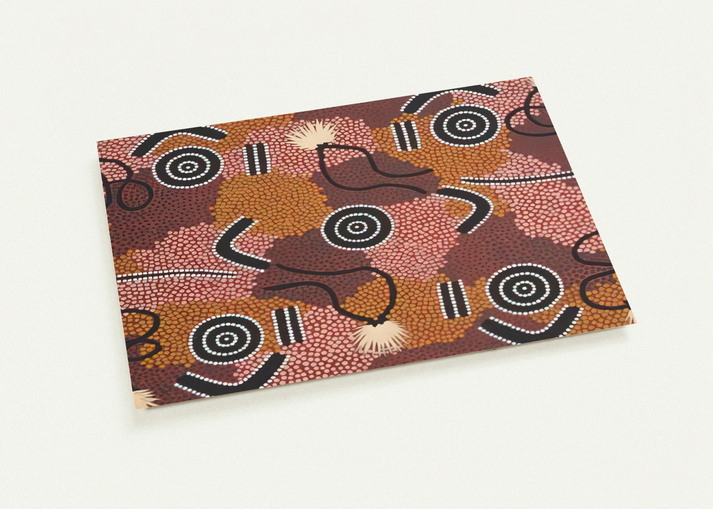 Bodypaint Designs - 1985 By Clifford Possum Tjapaltjarri Pack of 10 Post Cards | Clifford Possum Tjapaltjarri Post Cards | A6 (10.5 x 14.8 cm) - 4.1 x 5.8 inches