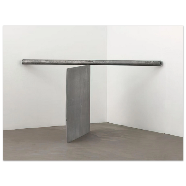 Richard Serra - EQUAL CORNER PROP PIECE 1970 75x100 cm / 30x40inches Fine Art Poster