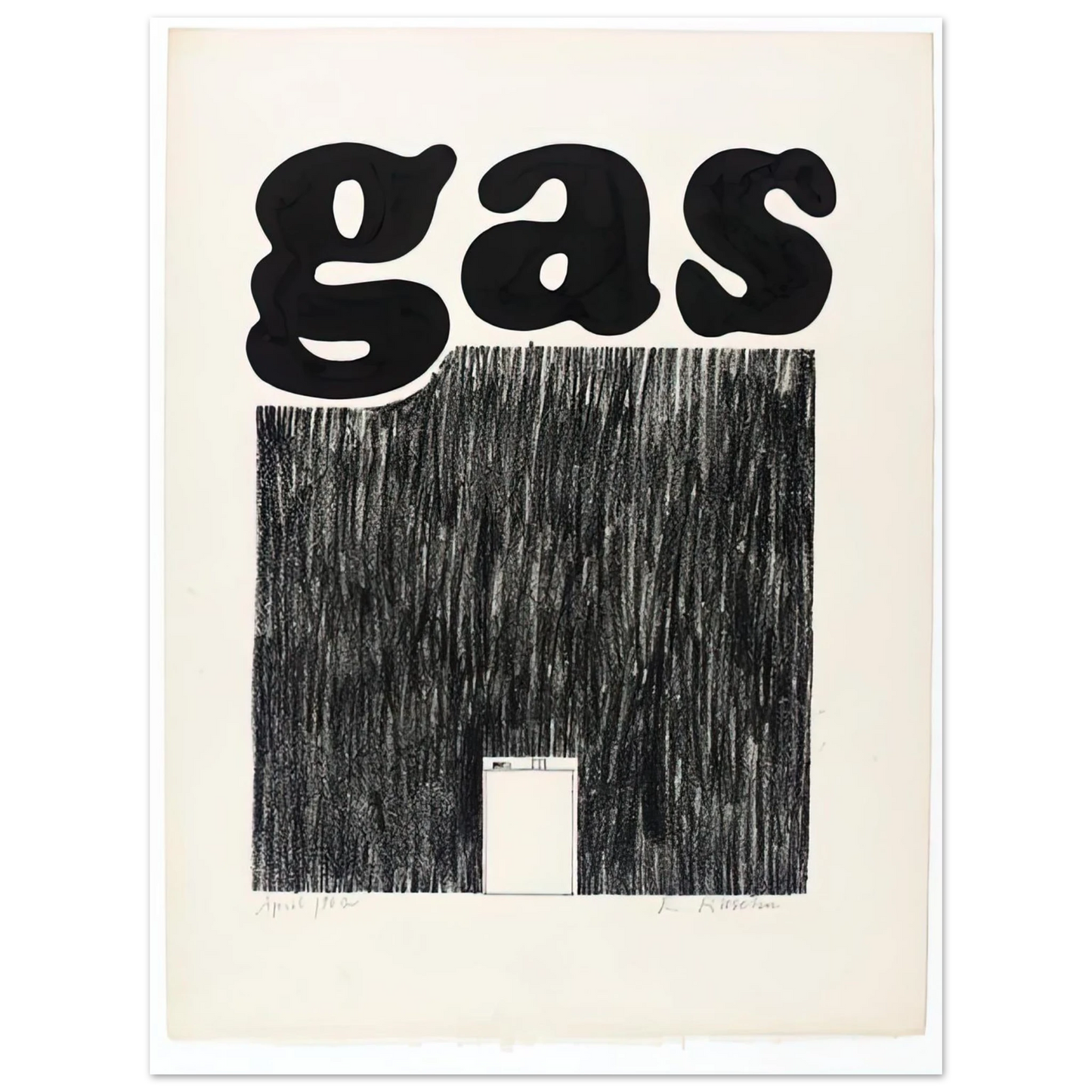 Edward Ruscha - GAS 1962 Fine Art Poster - Default Title
