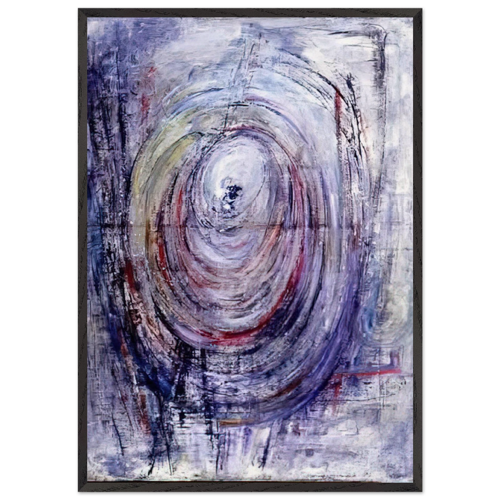 Le Tourbillon - 1947 - Wols 70x100 cm / 28x40 inches Framed Art Print – Black Wooden Frame