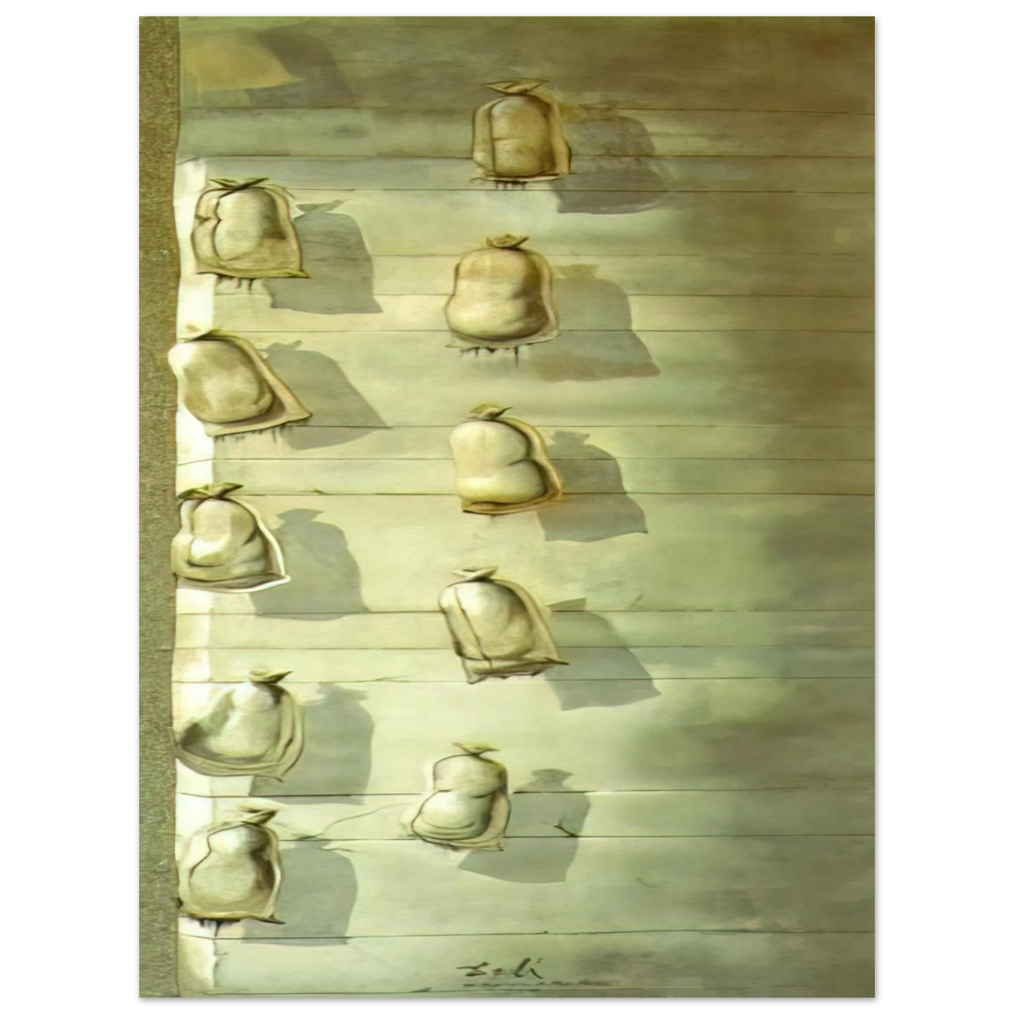 Salvador Dali - SET DESIGN FOR THE BALLET LOS SACOS DEL MOLINERO Fine Art Poster - Default Title