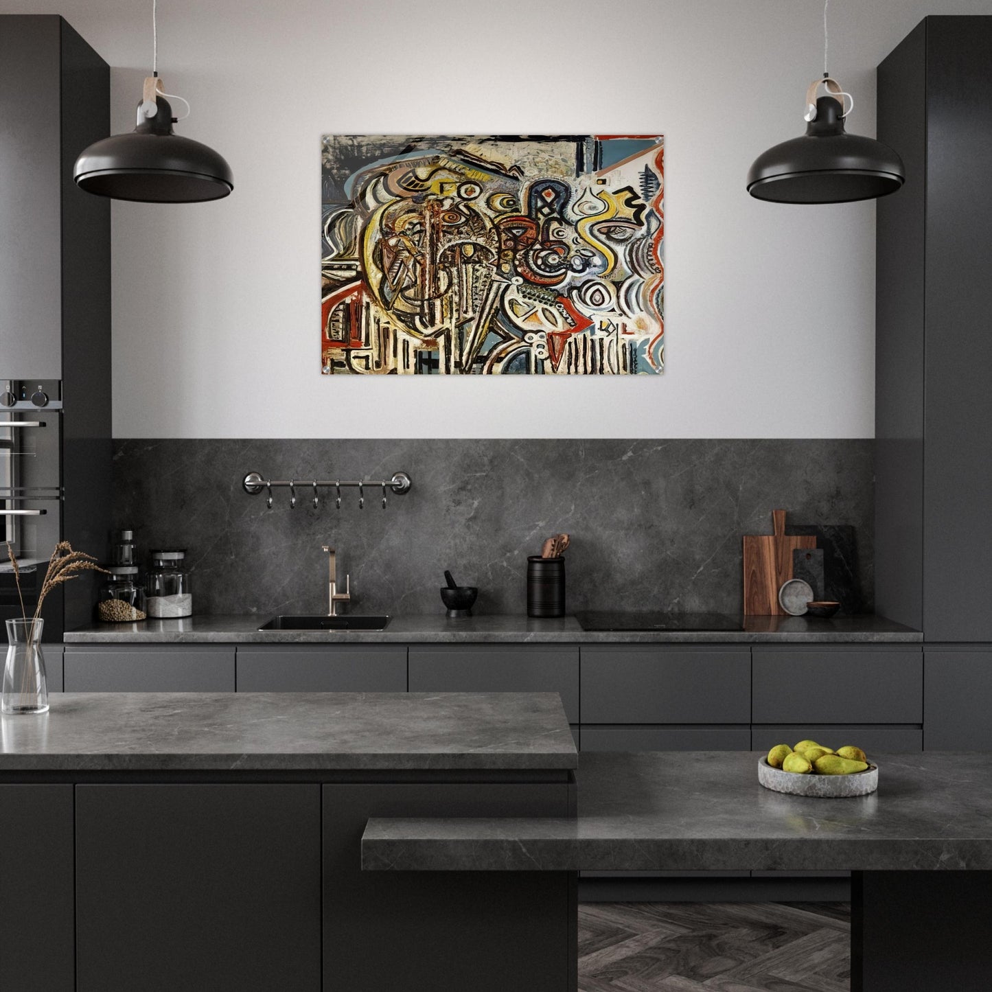 Portrait of Pegeen - Richard Pousette-Dart Acrylic Print - 70x100 cm / 28x40″ inches