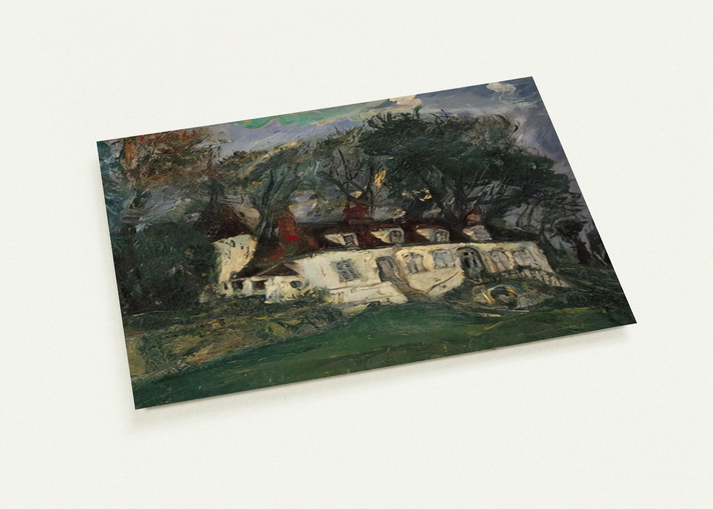 HOUSE AT OISEME 1934 By Chaim Soutine Pack of 10 Post Cards | Chaim Soutine Post Cards | A6 (10.5 x 14.8 cm) - 4.1 x 5.8 inches