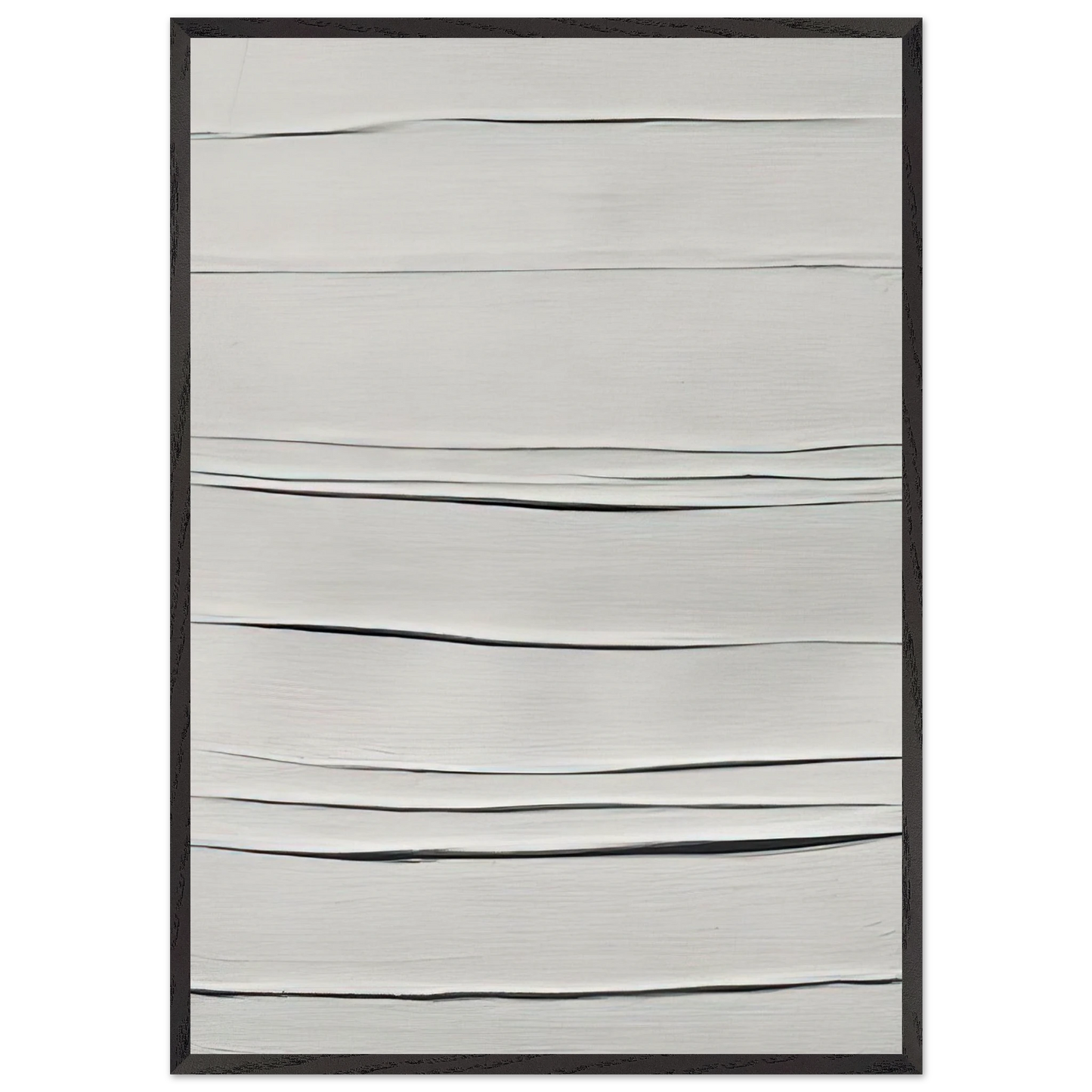 Achrome - 1958 - Piero Manzoni 70x100 cm / 28x40 inches Framed Art Print – Black Wooden Frame