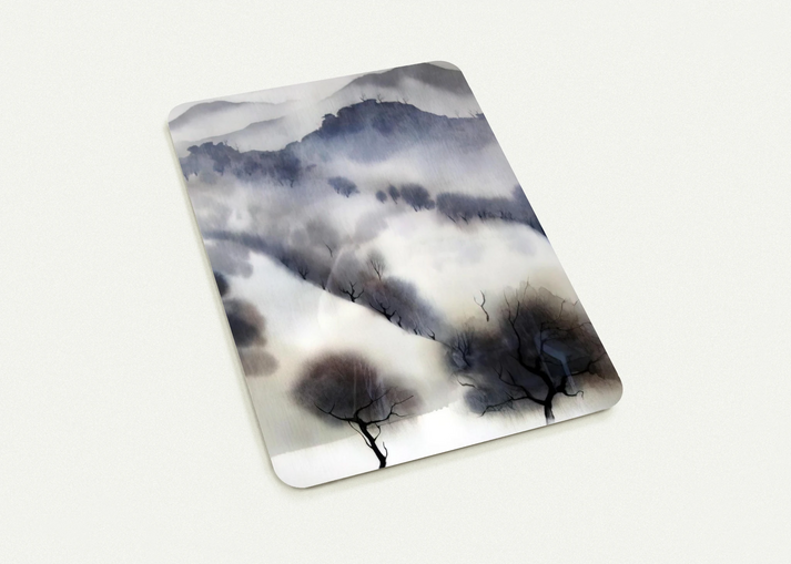 California landscape By Eyvind Earle Pack of 10 Post Cards | Eyvind Earle Post Cards | A6 (10.5 x 14.8 cm) - 4.1 x 5.8 inches