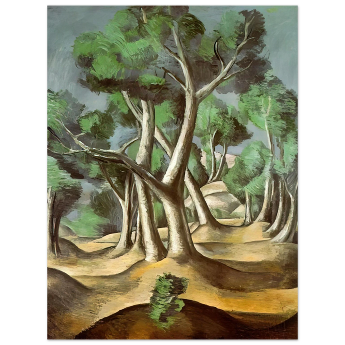 Andre Derain - THE GROVE 1912 75x100 cm / 30x40inches Fine Art Poster