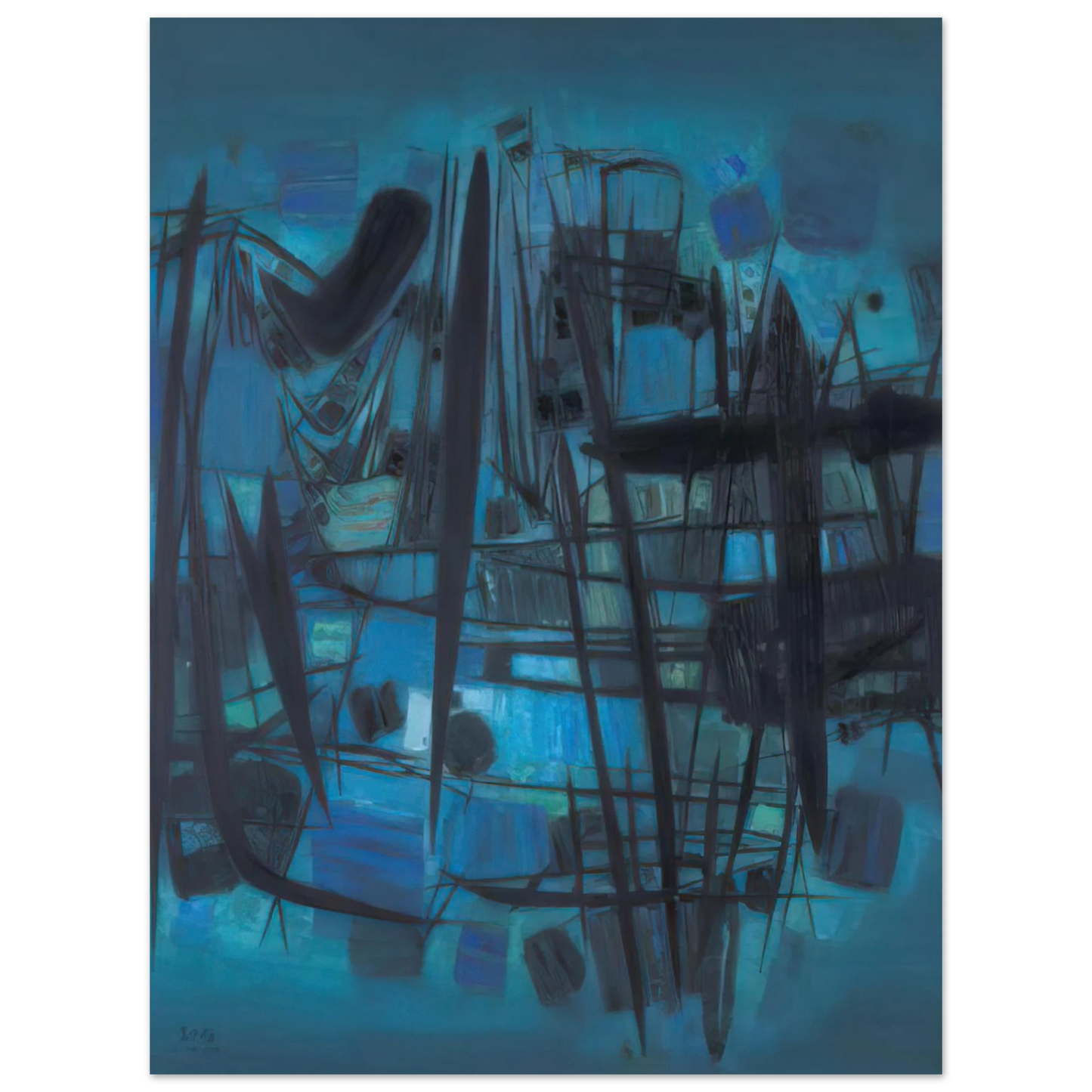 Chu teh Chun - MILLE VIES SE CACHENT DANS LE BOIS Fine Art Poster - Default Title