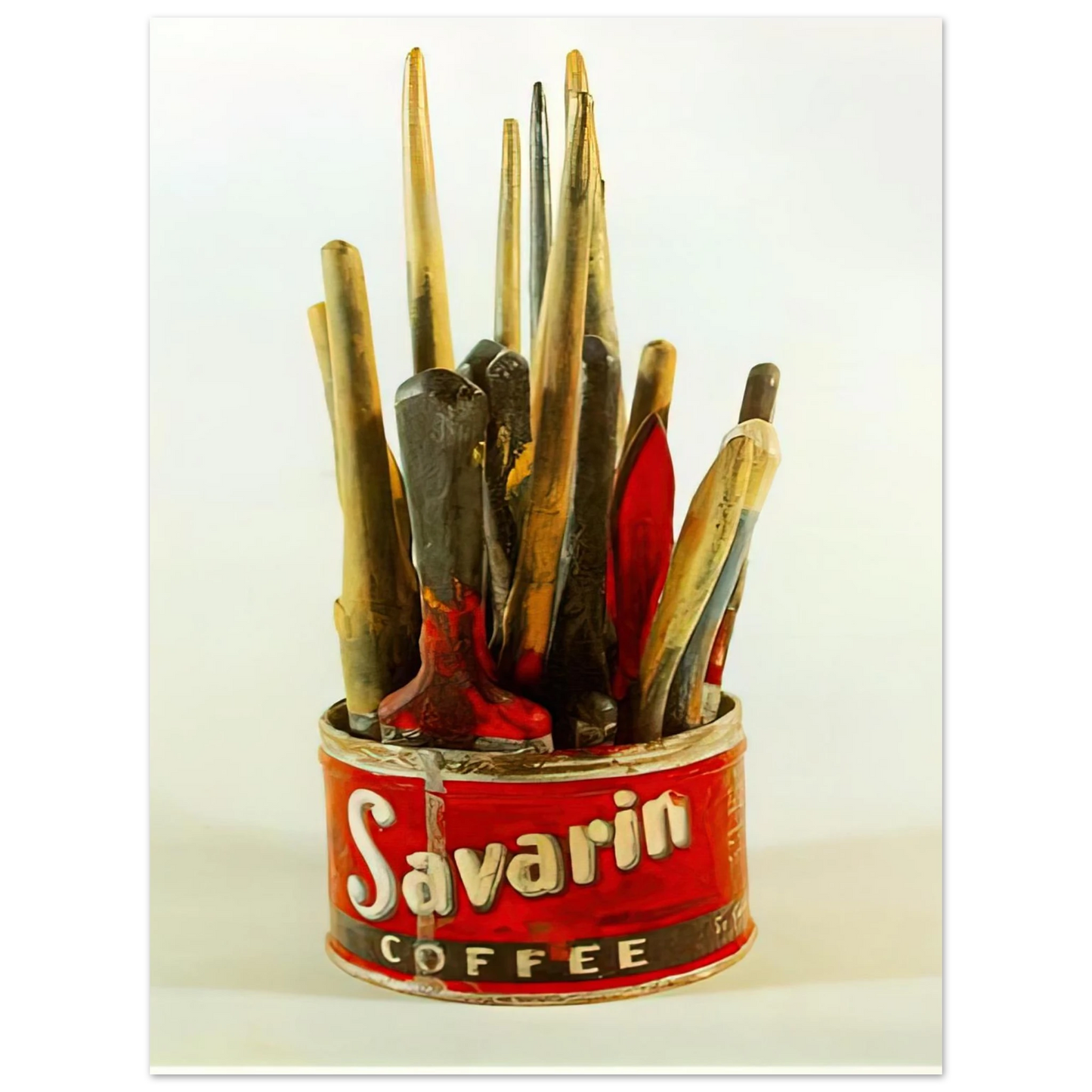 Jasper Johns - PAINTED BRONZE Fine Art Poster - Default Title