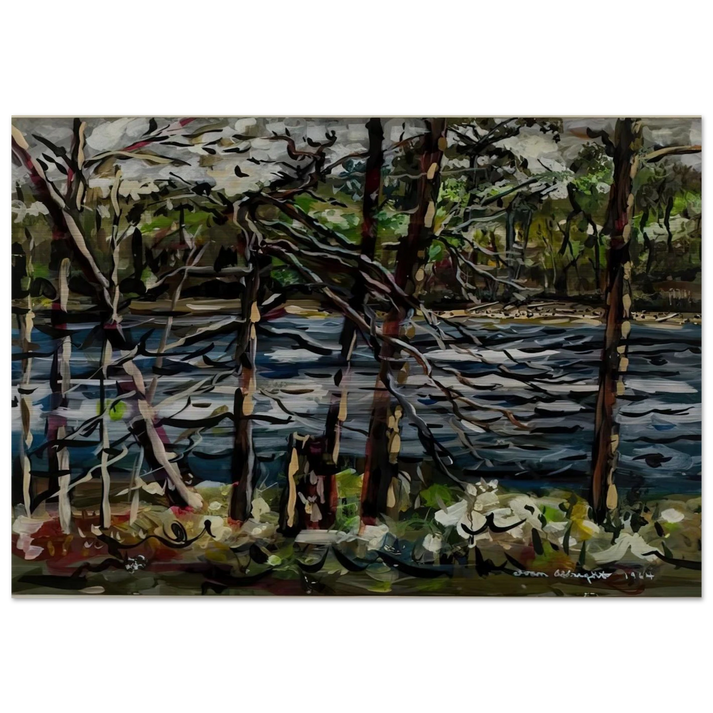 ST MARY S RIVER GEORGIA 1964 - Ivan Albright Brushed Aluminum Print - 70x100 cm / 28x40 inches | Ivan Albright Aluminum Print | Ivan Albright Prints