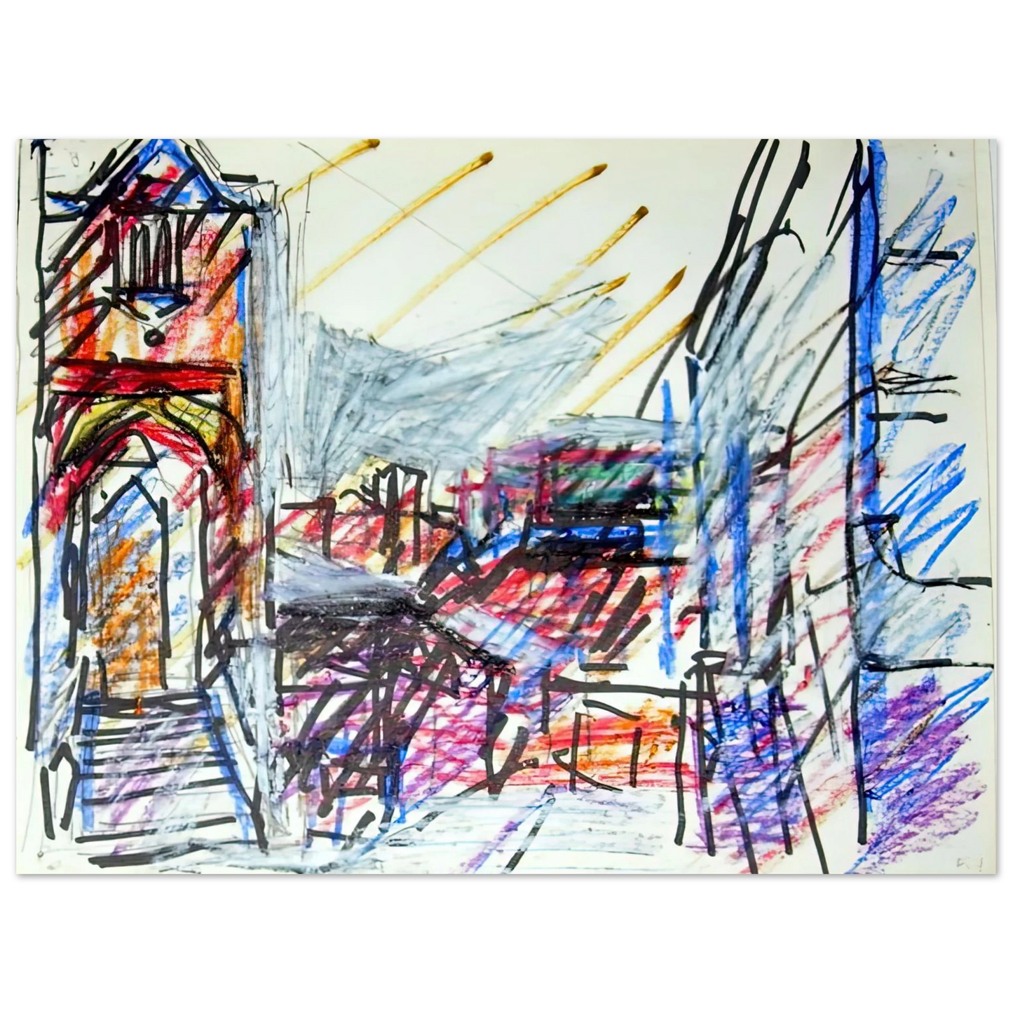 Frank Auerbach - TO THE STUDIOS Fine Art Poster - Default Title