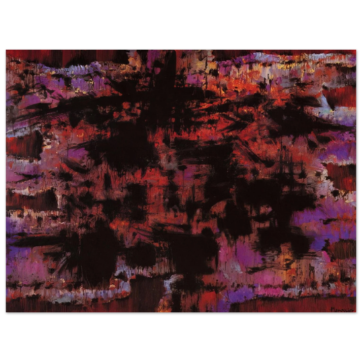 Alfred Manessier - Pour la mère d'un condamné à mort - 1975 75x100 cm / 30x40inches Fine Art Poster