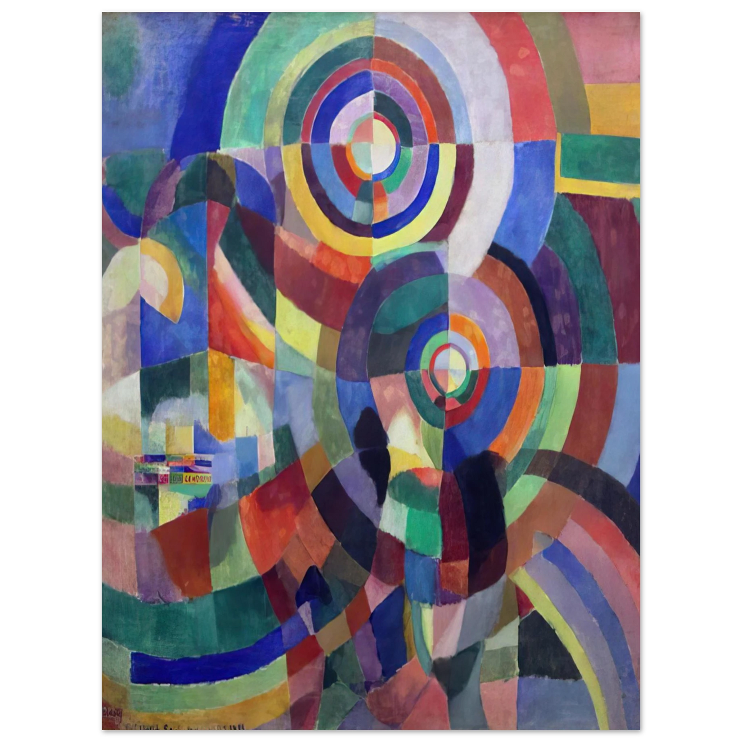 Sonia Delaunay - ELECTRIC PRISMS 1 Fine Art Poster - Default Title